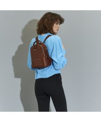 The Bridge Pearl District zaino in pelle marrone