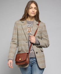 The Bridge Story borsa con patta a tracolla in pelle marrone