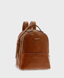 The Bridge Pearl District zaino in pelle marrone