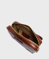 The Bridge Vespucci clutch bag, brown