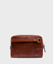 The Bridge Vespucci clutch bag, brown
