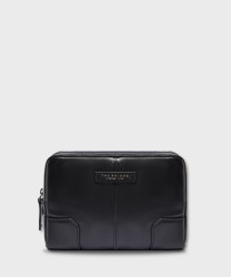 The Bridge Vespucci pochette a mano in pelle nero