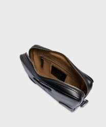 The Bridge Vespucci pochette a mano in pelle nero