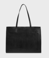 The Bridge Mirra Zip-Up Shopping Bag, Black
