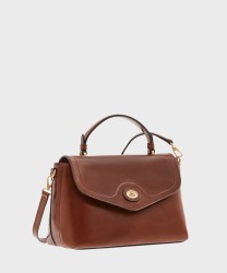 The Bridge Story top handle bag, shoulder bag, brown