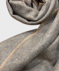 Galise cashmere scarf, rust