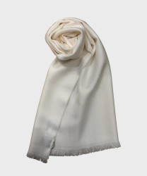 Galise virgin wool scarf, cream