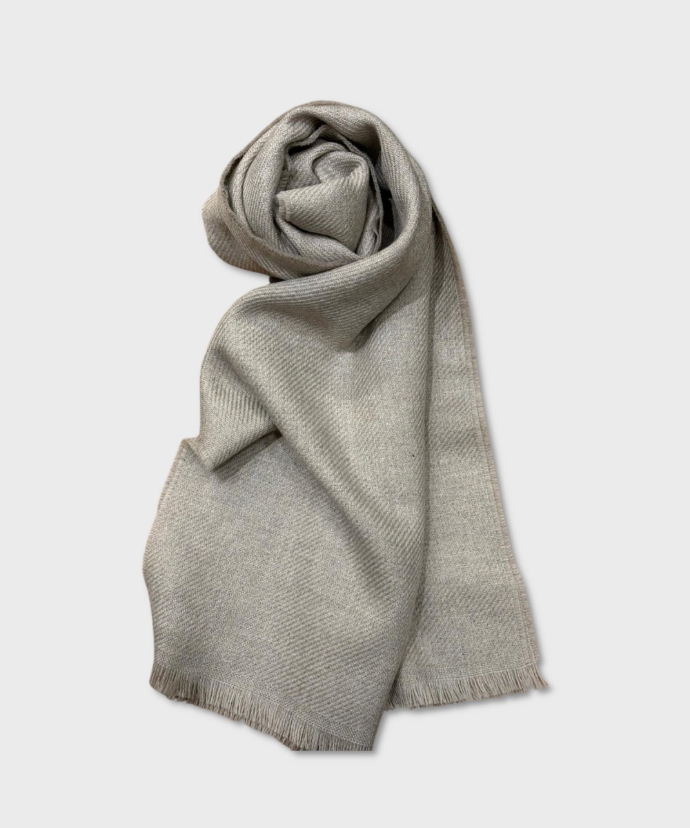 Galise virgin wool scarf, beige