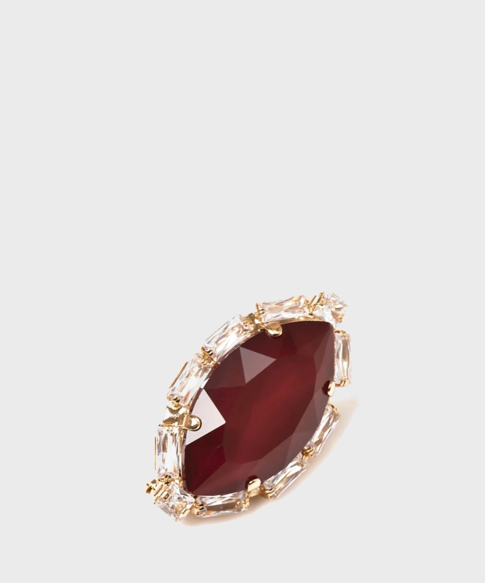 Sodini Semira spilla marquise, rosso