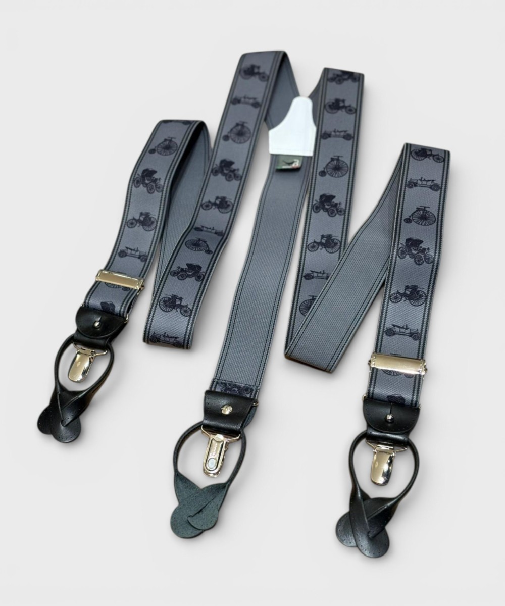 Galise suspenders with clip or button...