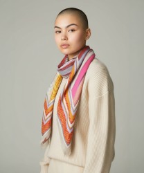 Missoni sciarpa in modal, rosso