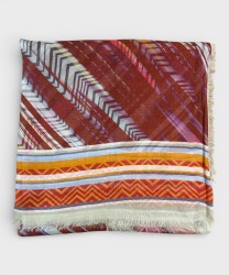 Missoni sciarpa in modal, rosso