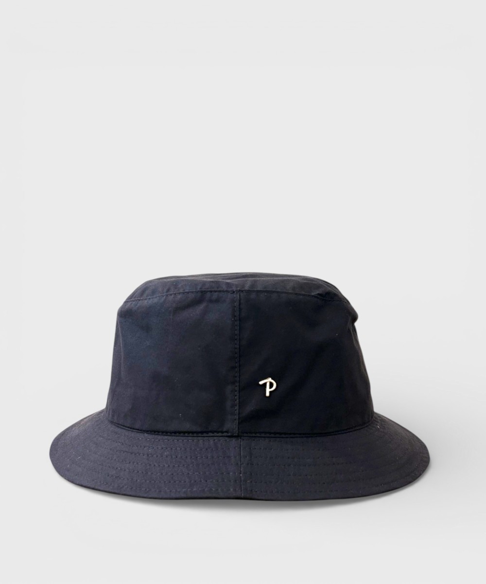 Panizza City waxed bucket hat, blue