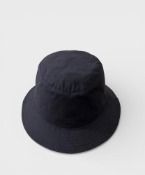 Panizza City waxed bucket hat, blue