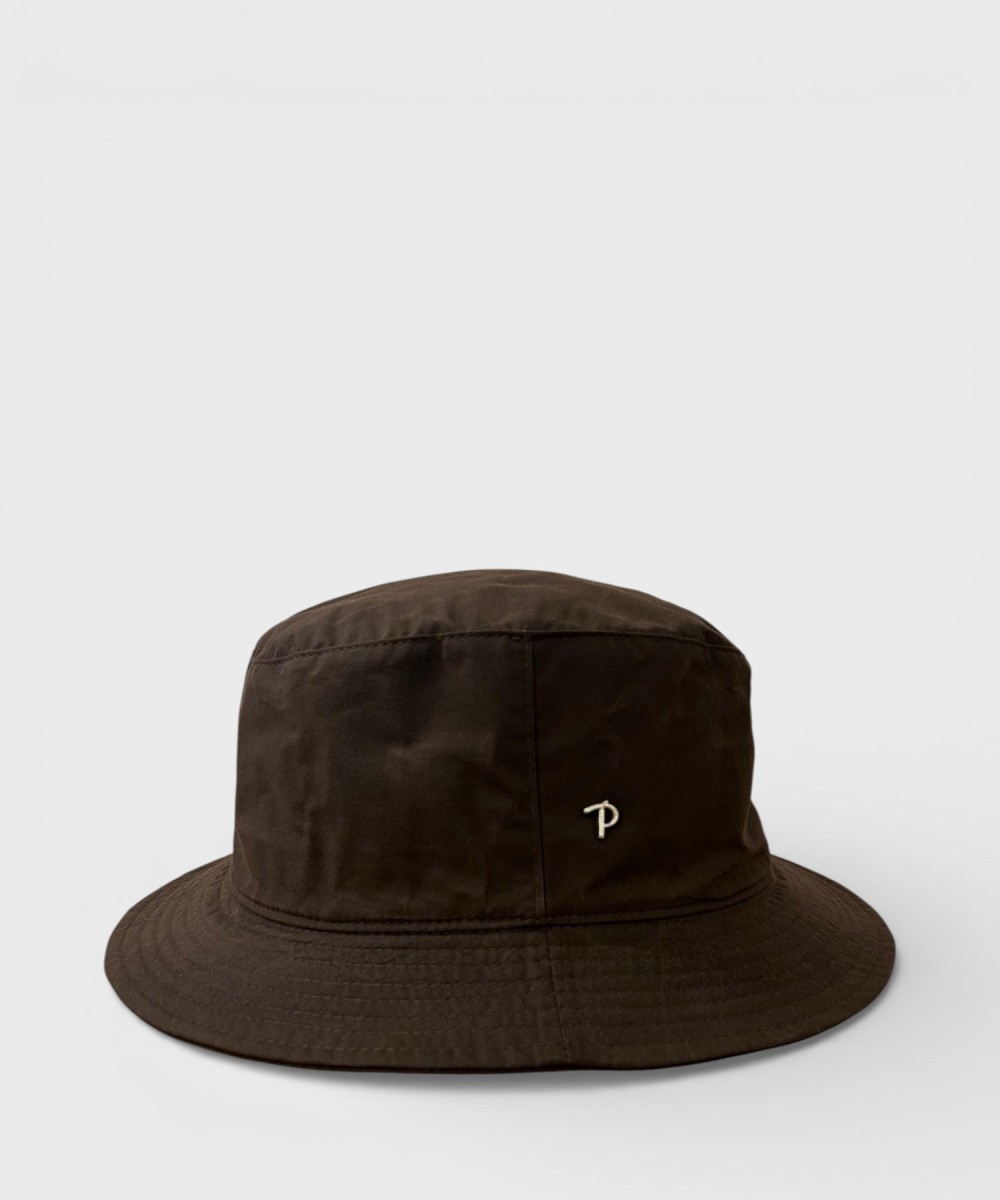 Panizza City waxed bucket hat, brown