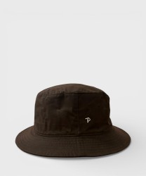 Panizza City cappello bucket pescatore cerato, marrone