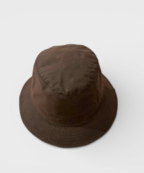 Panizza City waxed bucket hat, brown