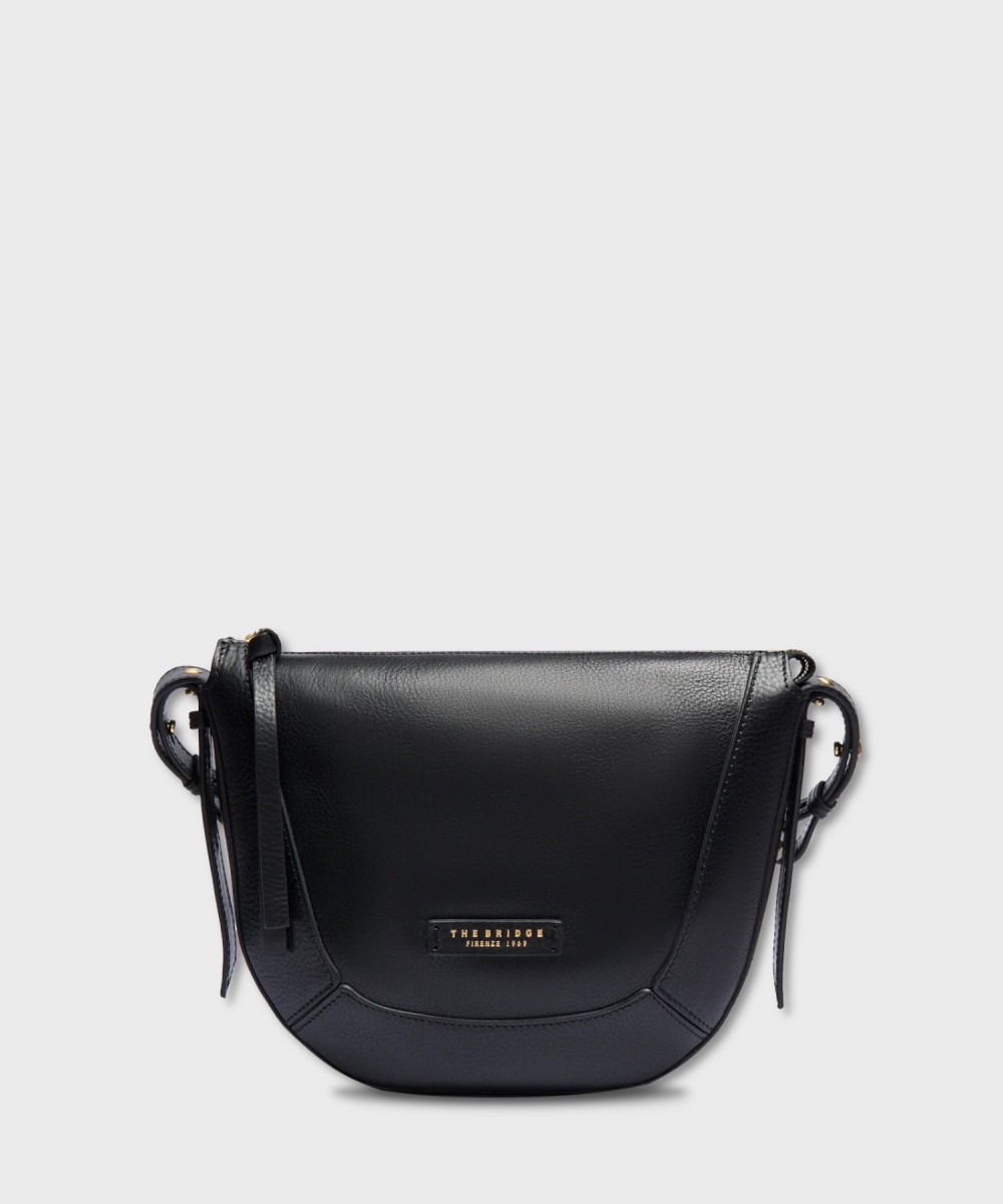The Bridge Fedora Shoulder Bag, Black