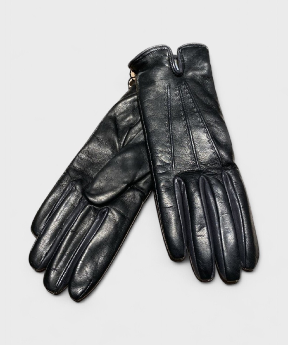 Galise women's leather gloves, black