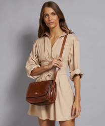 The Bridge Story borsa a tracolla in pelle marrone