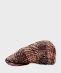 Panizza Peaked British Wool Cap, Rust
