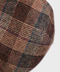 Panizza Peaked British Wool Cap, Rust
