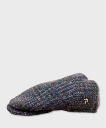 Panizza Peaked British coppola in lana, tweed galles blu navy