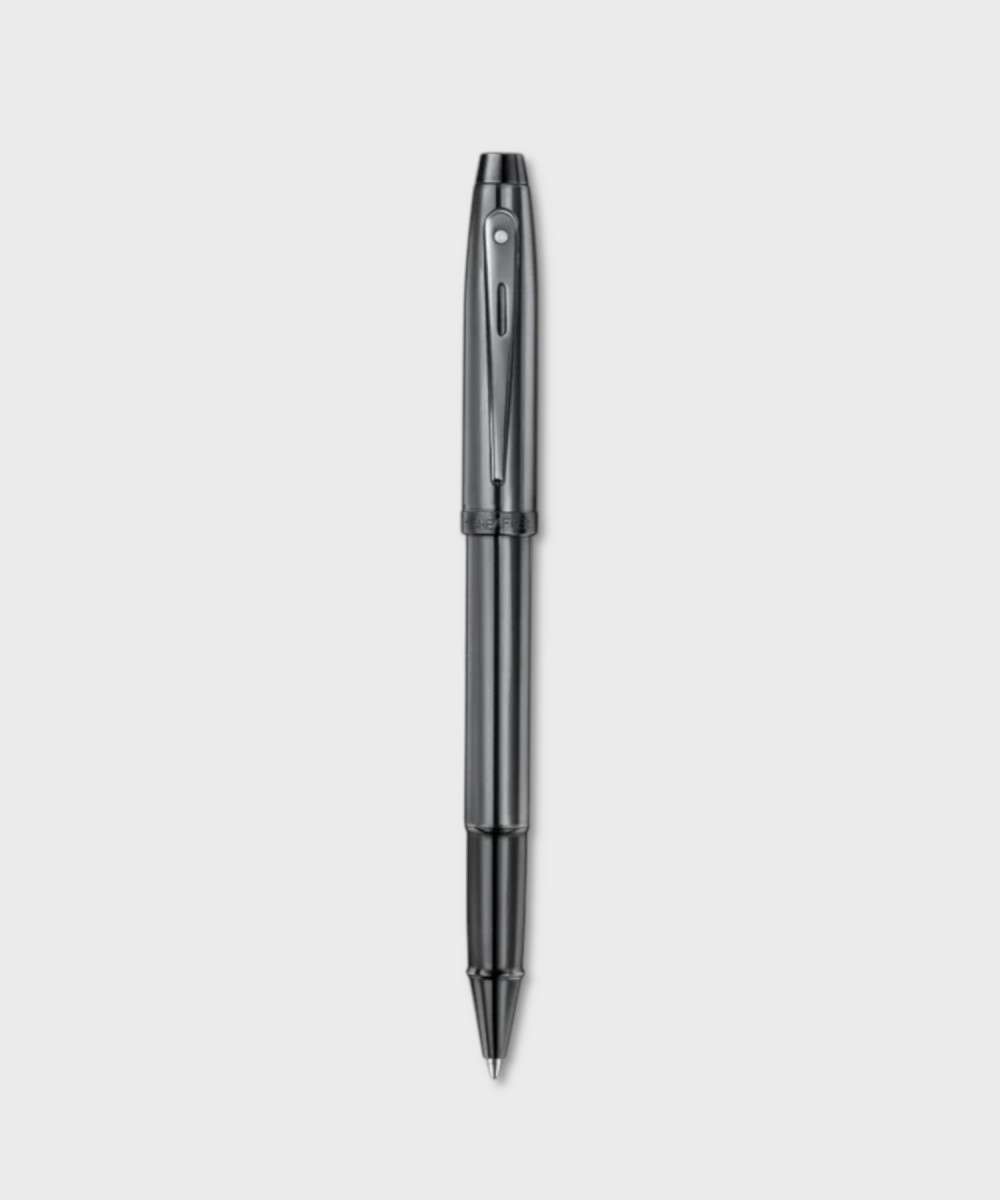 Sheaffer 100 rollerball pen, shiny dark grey