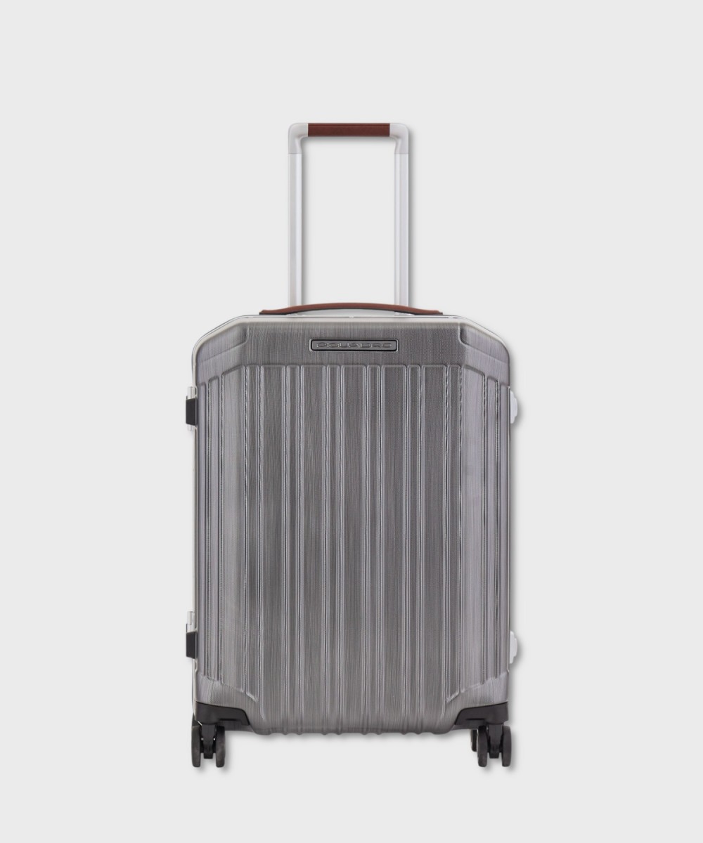 Piquadro PQLM cabin trolley 55 cm, black leather