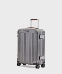 Piquadro PQLM cabin trolley 55 cm, black leather