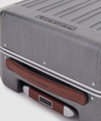 Piquadro PQLM cabin trolley 55 cm, black leather