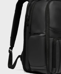 Piquadro Wollem rubber zaino porta pc 15,6", nero