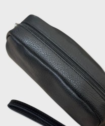 Galise clutch bag with wristband, black
