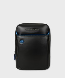 Piquadro Blue Square borsello con tracolla, nero