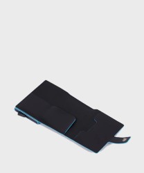 Piquadro Blue Square BL compact wallet 6+2cc e banconote in