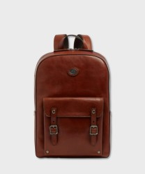 The Bridge Galileo zaino porta pc 14" in pelle marrone