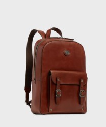 The Bridge Galileo zaino porta pc 14" in pelle marrone