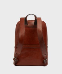 The Bridge Galileo zaino porta pc 14" in pelle marrone