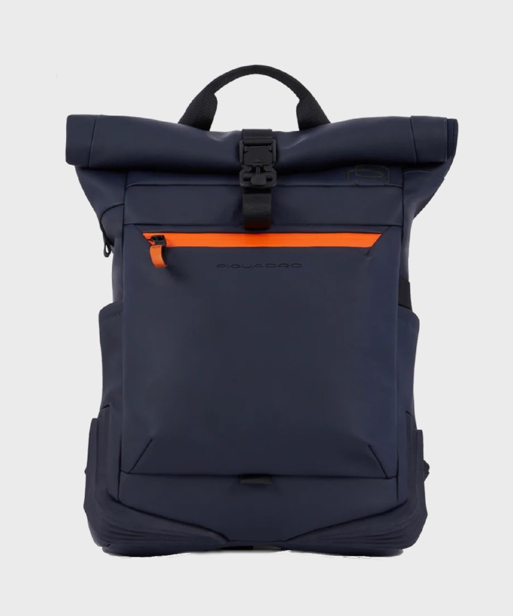 Piquadro Corner C2OW roll-top backpack for...