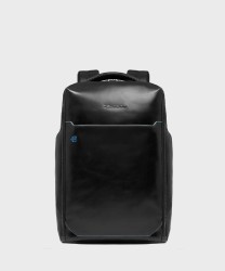 Piquadro Blue Square 2-compartment backpack for 14" laptop, black