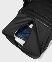 Piquadro Blue Square 2-Compartment Travel Backpack, Black