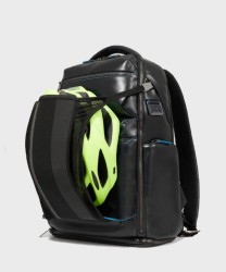 Piquadro Blue Square 2-Compartment Travel Backpack, Black