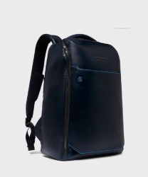 Piquadro Blue Square zaino 2 comparti porta pc 15,6'', blu