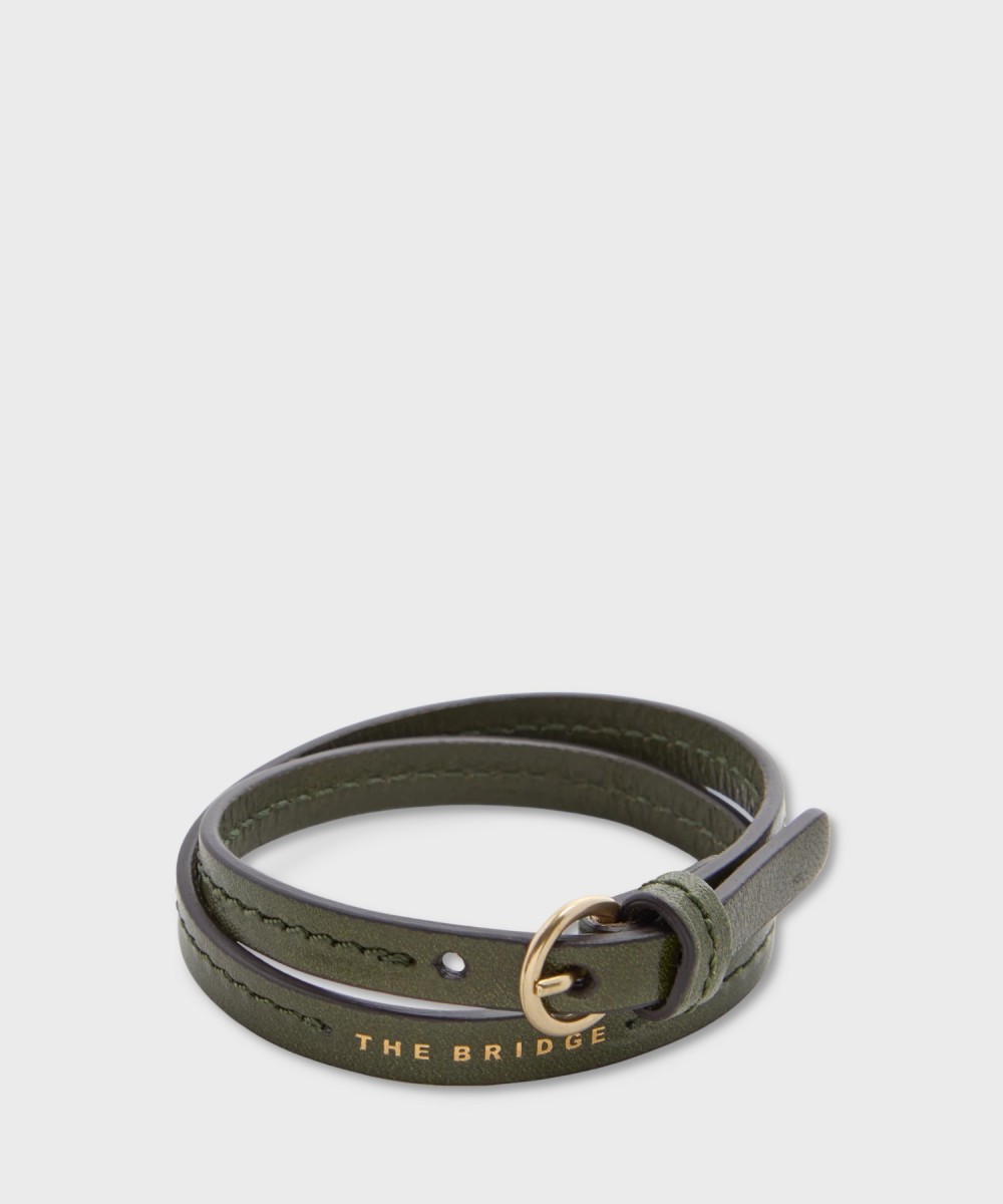 The Bridge Story bracciale doppio in pelle...