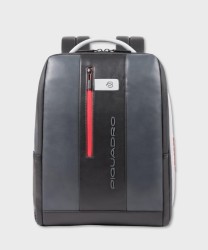 Piquadro Urban zaino porta pc 15,6", cavo antifurto, grigio nero
