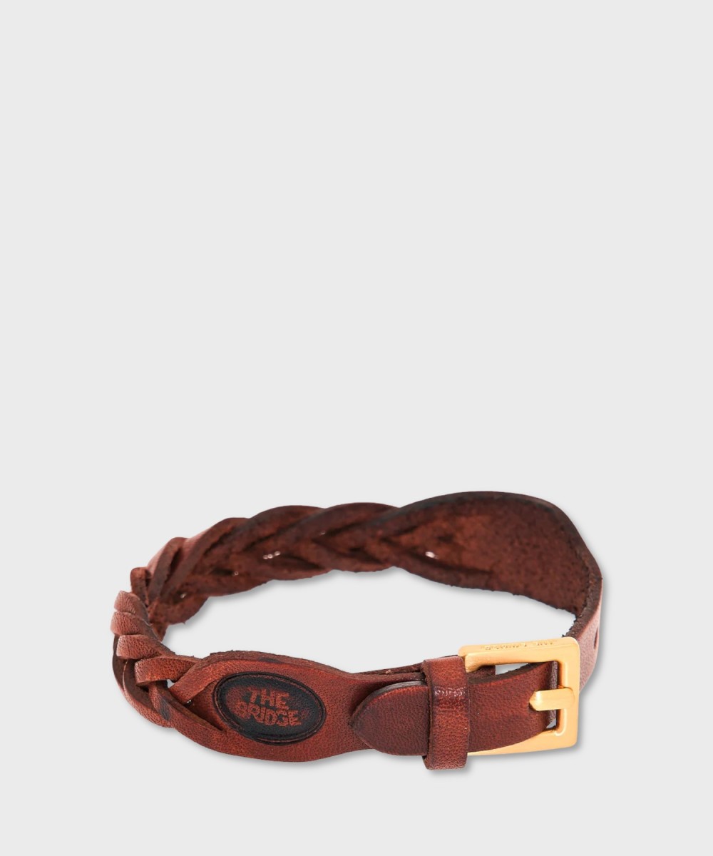 The Bridge braided bracelet, brown