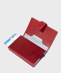 Piquadro x Ducati compact wallet 6+2cc e banconote in pelle