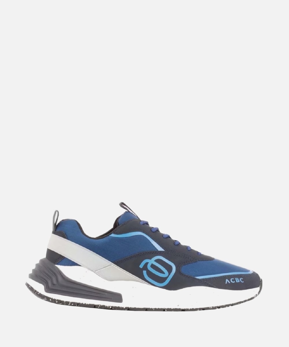 Piquadro Corner x ACBC sneakers - Bio-Based leather - blue