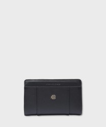 Piquadro Circle wallet with coin purse, black