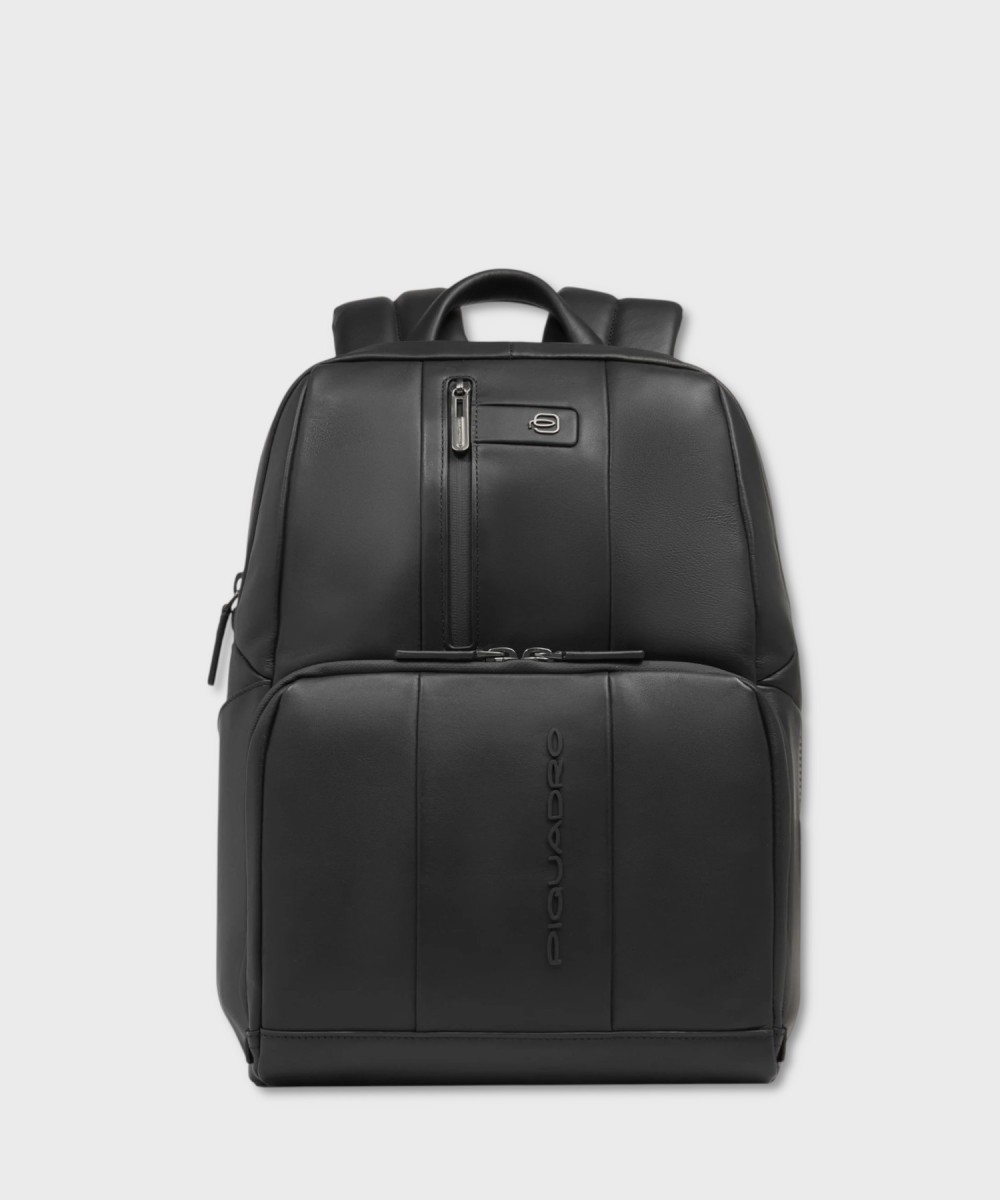 Piquadro Urban zaino porta pc 14" in pelle nero